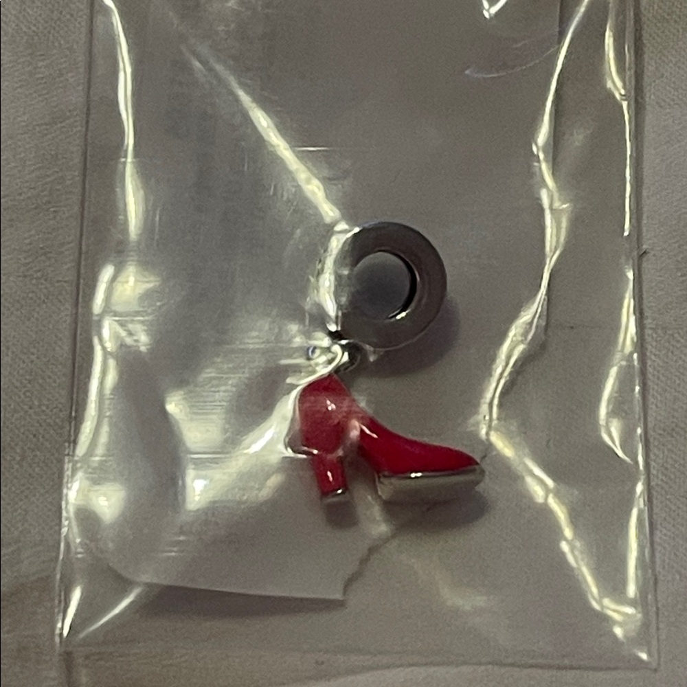 Pandora 925 Sterling Silver “Barbie” Pink High Heel Charm - Picture 5 of 5